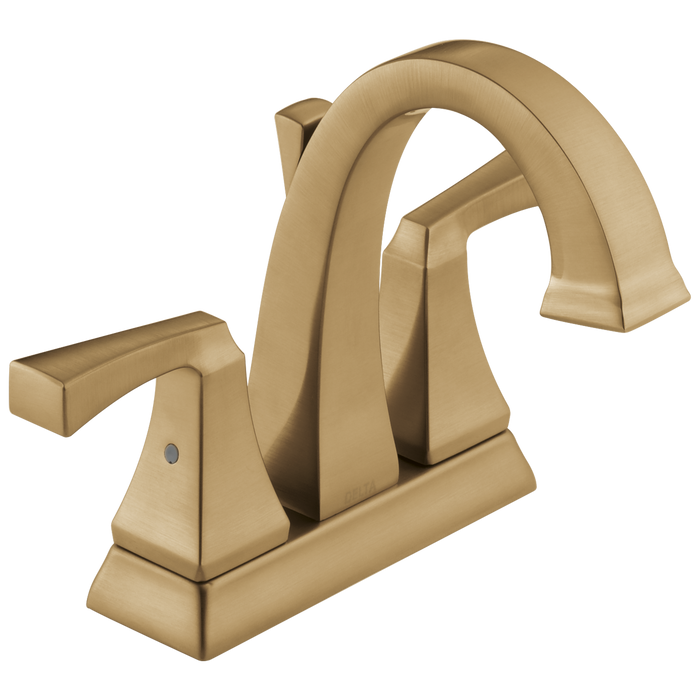 Delta Dryden 2551 Two Handle Centerset Bathroom Faucet, champagne bronze