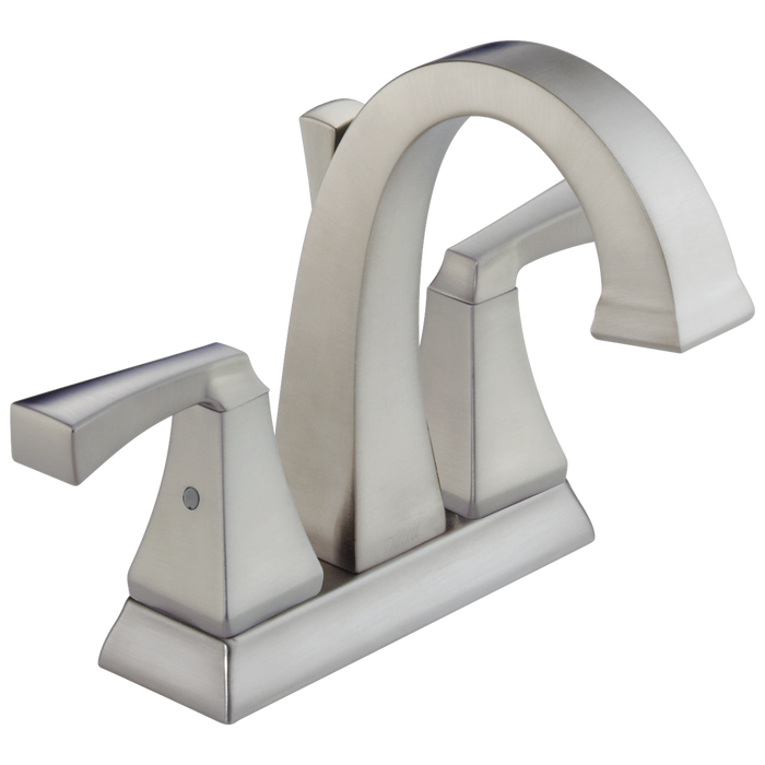 Delta Dryden 2551 Two Handle Centerset Bathroom Faucet, stainless