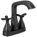 Delta Stryke 257766 Centerset Faucet, matte black