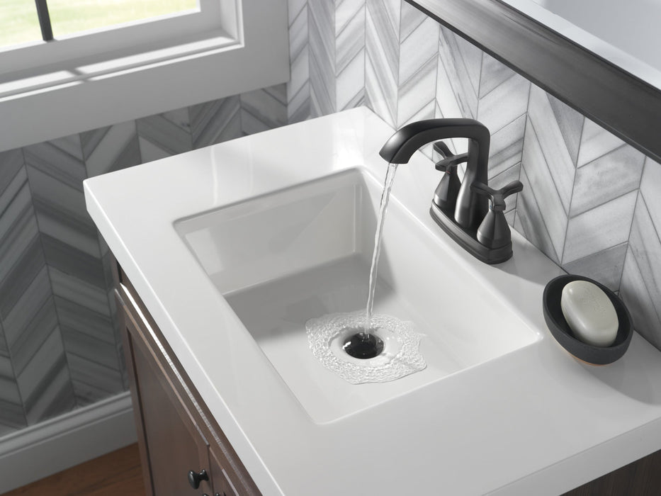 Delta Stryke 257766 Centerset Faucet, matte black - view 2