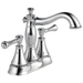 Delta Cassidy 2597LF Two Handle Centerset Bathroom Faucet - Metal Pop-Up, chrome