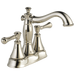 Delta Cassidy 2597LF Two Handle Centerset Bathroom Faucet - Metal Pop-Up, polished nickel