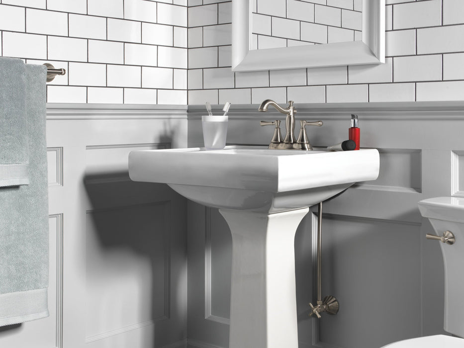 Delta Cassidy 2597LF Two Handle Centerset Bathroom Faucet - Metal Pop-Up, stainless - view 4