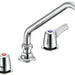 Commercial 27C1 / 27C2 27C2243 Two Handle 8 In Below Deck-Mount Faucet