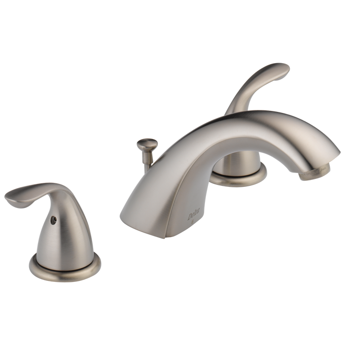 Delta Classic 3530LF Two Handle Widespread Bathroom Faucet, stainless