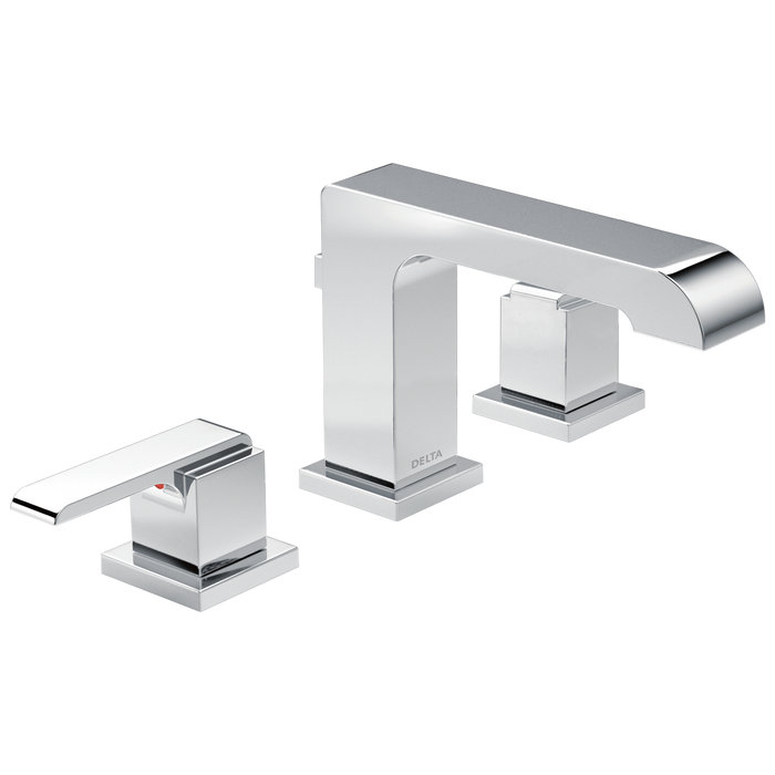 Delta Ara 3567 Two Handle Widespread Bathroom Faucet, chrome