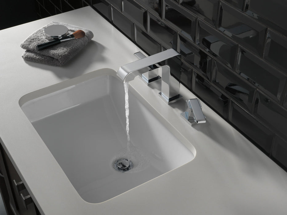 Delta Ara 3567 Two Handle Widespread Bathroom Faucet, chrome - view 2