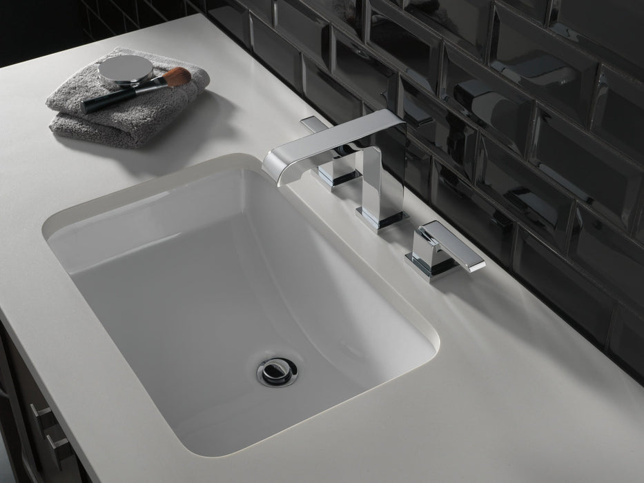 Delta Ara 3567 Two Handle Widespread Bathroom Faucet, chrome - view 3