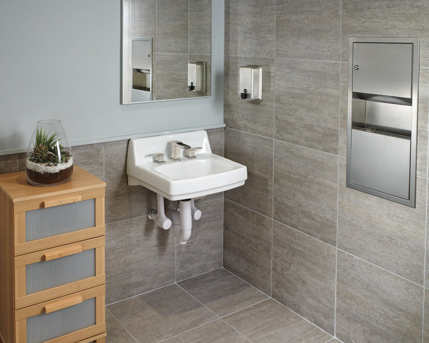 Delta Ara 3568LF Two Handle Widespread Channel Bathroom Faucet, chrome - view 3
