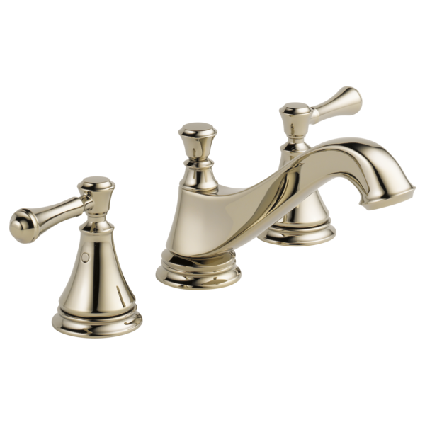 Delta Cassidy 3595LF Two Handle Widespread Bathroom Faucet - Low Arc Spout - Less Handles