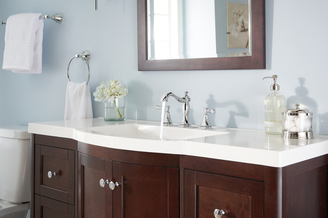 Delta Cassidy 3597LF Two Handle Widespread Bathroom Faucet, chrome - view 3