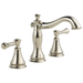 Delta Cassidy 3597LF Two Handle Widespread Bathroom Faucet, polished nickel