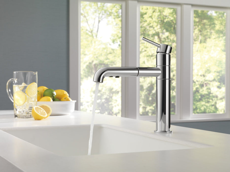 Delta Trinsic 4159 Single Handle Pull-Out Kitchen Faucet