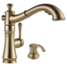 Delta Cassidy 4197 Single Handle Pull-Out Kitchen Faucet, champagne bronze - view 3
