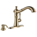 Delta Cassidy 4197 Single Handle Pull-Out Kitchen Faucet, champagne bronze - view 5