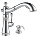 Delta Cassidy 4197 Single Handle Pull-Out Kitchen Faucet, chrome - view 3