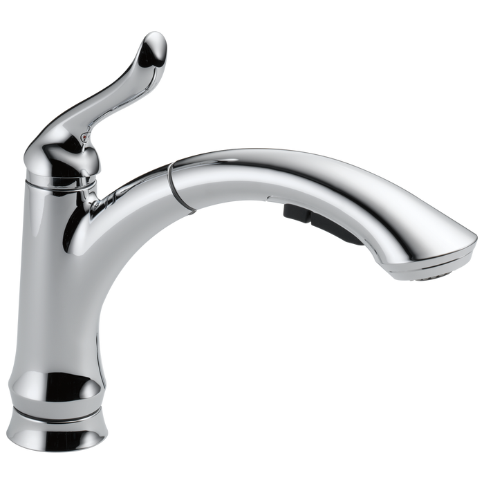 Delta Linden 4353 Single Handle Pull-Out Kitchen Faucet, chrome