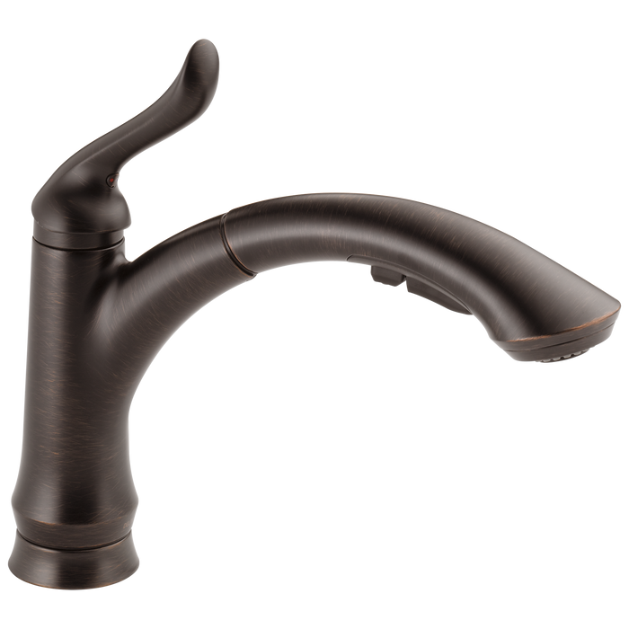 Delta Linden 4353 Single Handle Pull-Out Kitchen Faucet, venetian bronze