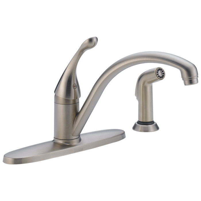 Delta Collins 440 Single Handle Kitchen Faucet with Spray