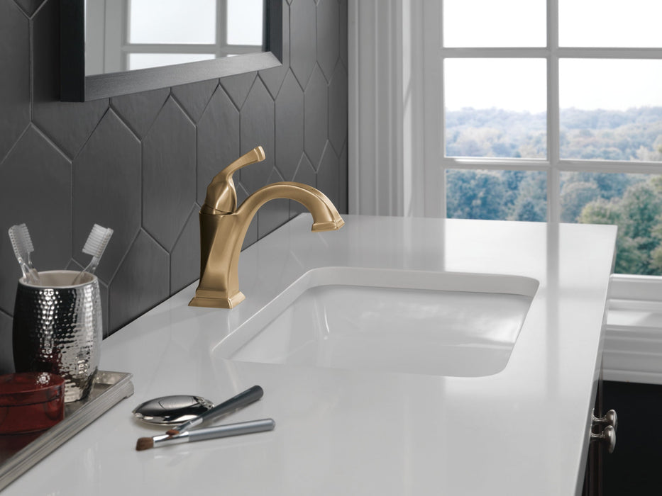 Delta Dryden 551 Single Handle Bathroom Faucet, champagne bronze - view 5