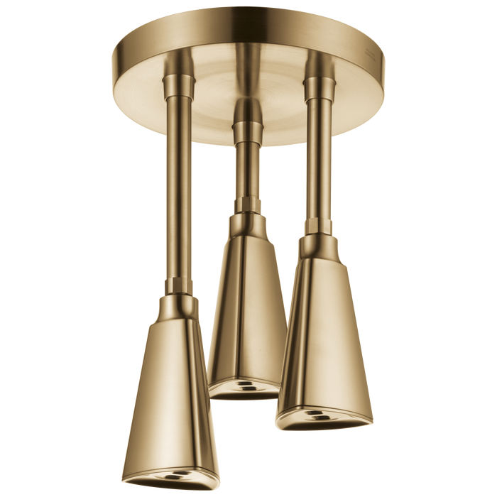 Delta Universal Showering Components 57140 H2OKINETIC Pendant Raincan Shower Head