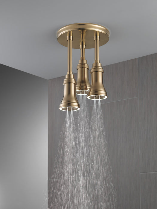 Delta Universal Showering Components 57190 H2OKINETIC Pendant Raincan Shower Head with LED Light