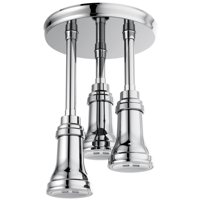 Delta Universal Showering Components 57190 H2OKINETIC Pendant Raincan Shower Head with LED Light