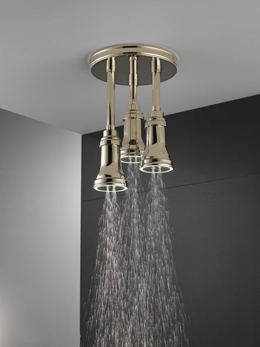 Delta Universal Showering Components 57190 H2OKINETIC Pendant Raincan Shower Head with LED Light