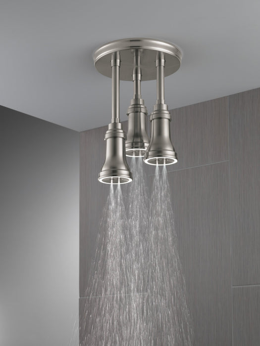 Delta Universal Showering Components 57190 H2OKINETIC Pendant Raincan Shower Head with LED Light