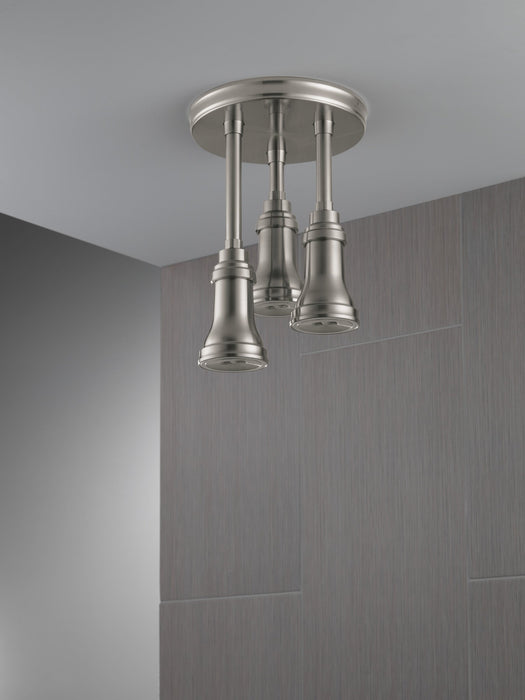 Delta Universal Showering Components 57190 H2OKINETIC Pendant Raincan Shower Head with LED Light