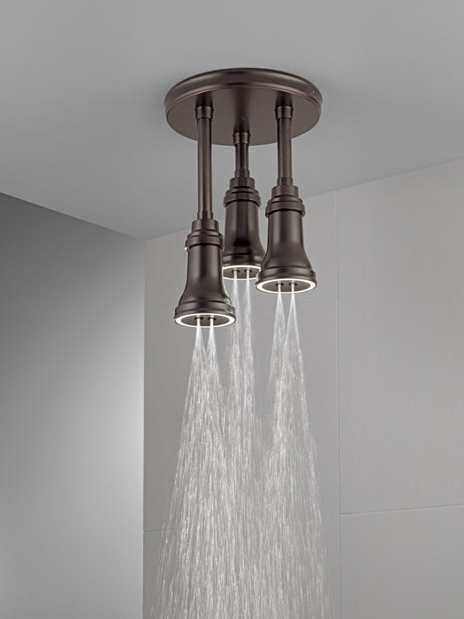 Delta Universal Showering Components 57190 H2OKINETIC Pendant Raincan Shower Head with LED Light