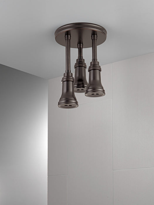 Delta Universal Showering Components 57190 H2OKINETIC Pendant Raincan Shower Head with LED Light
