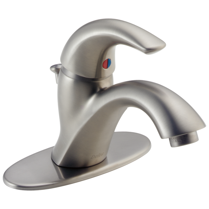 Delta Classic 583LF Single Handle Bathroom Faucet, stainless