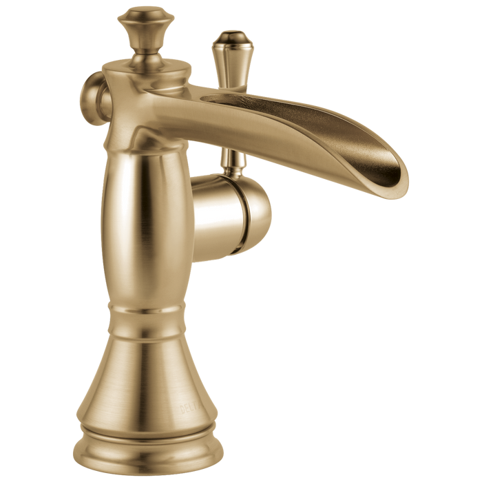 Delta Cassidy 598LF Single Handle Channel Bathroom Faucet, champagne bronze