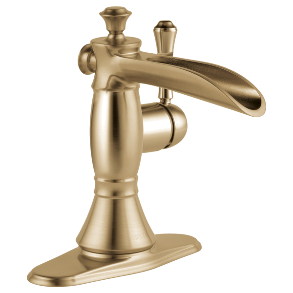 Delta Cassidy 598LF Single Handle Channel Bathroom Faucet, champagne bronze - view 2