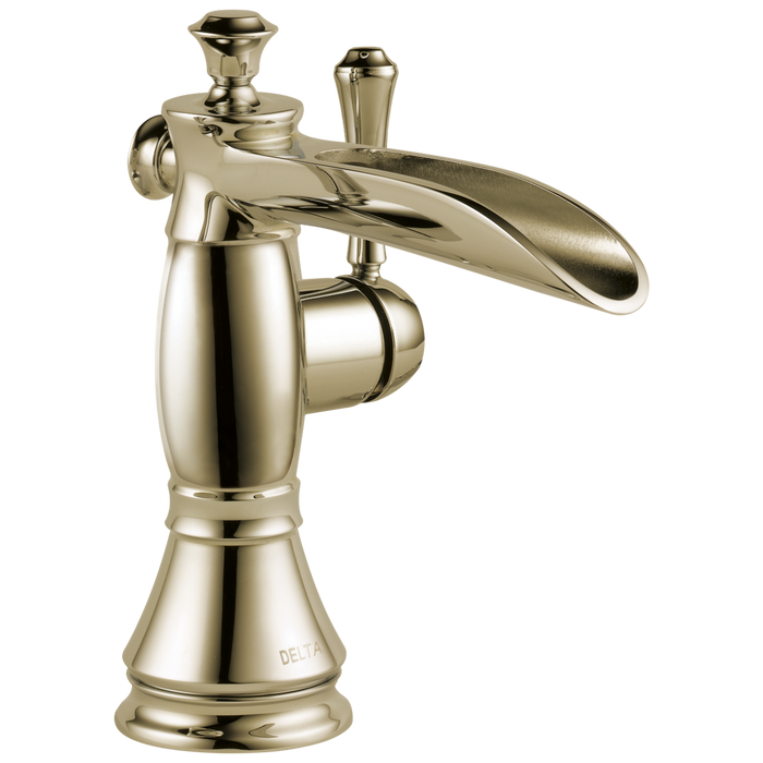 Delta Cassidy 598LF Single Handle Channel Bathroom Faucet, polished nickel