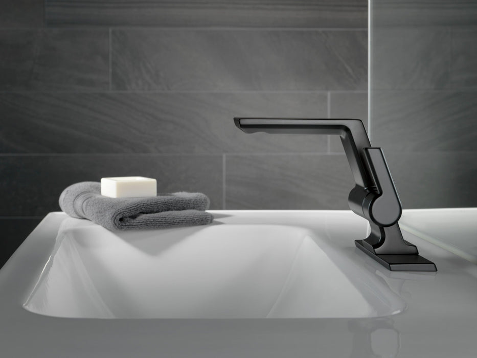 Delta 599-LPU-DST Pivotal Single Handle Lavatory Faucet, matte black - view 5