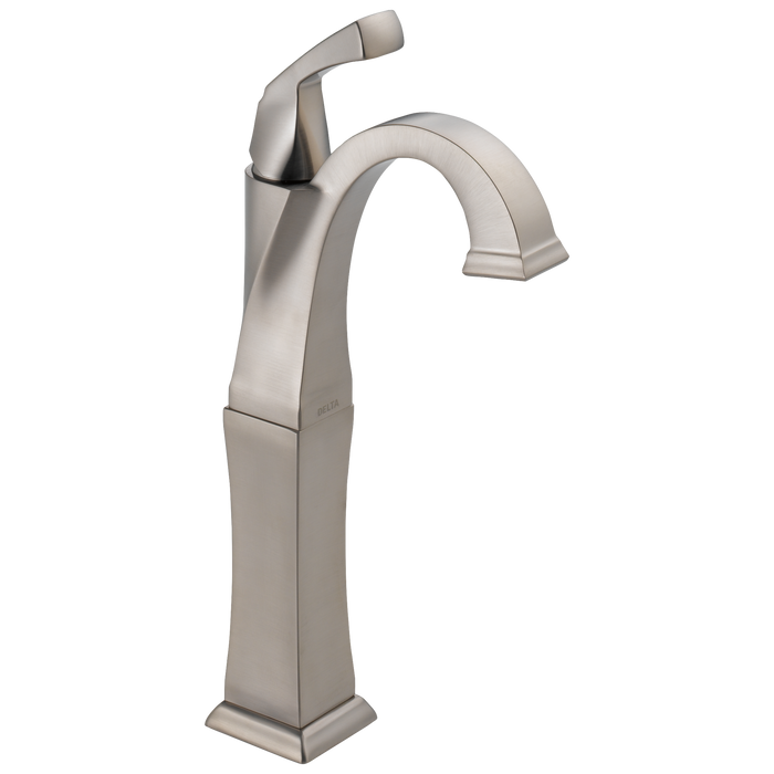 Delta Dryden 751 Single Handle Vessel Bathroom Faucet, stainless