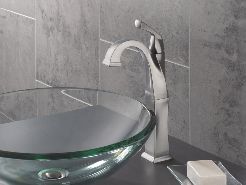 Delta Dryden 751 Single Handle Vessel Bathroom Faucet, stainless - view 2