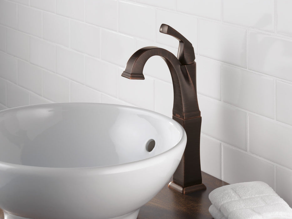 Delta Dryden 751 Single Handle Vessel Bathroom Faucet, venetian bronze - view 2