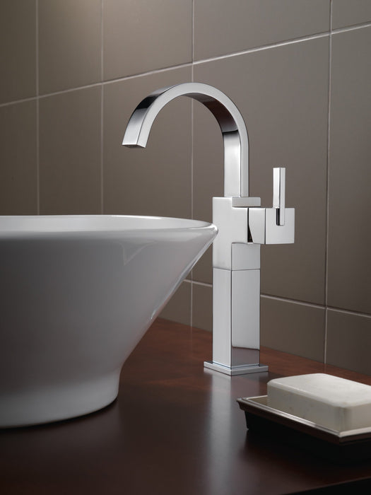 Delta Vero 753LF Single Handle Vessel Bathroom Faucet, chrome - view 2