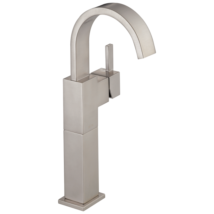Delta Vero 753LF Single Handle Vessel Bathroom Faucet, stainless
