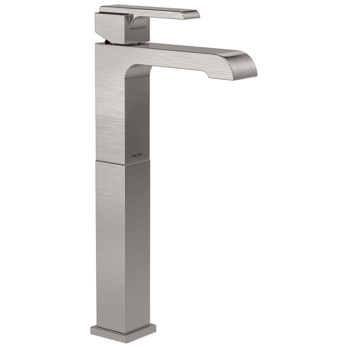 Delta Ara 767LF Single Handle Vessel Bathroom Faucet, stainless