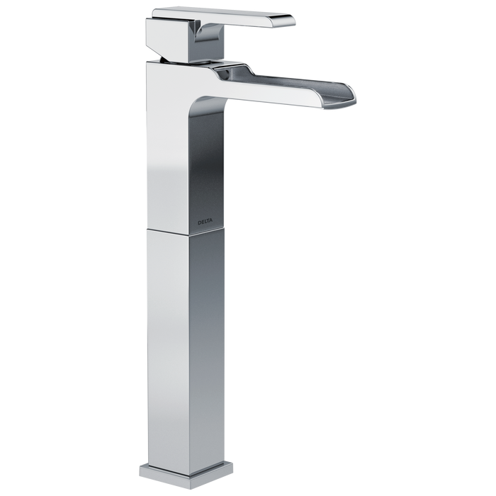 Delta Ara 768LF Single Handle Vessel Channel Bathroom Faucet, chrome