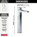 Delta Ara 768LF Single Handle Vessel Channel Bathroom Faucet, chrome - view 3
