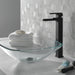 Delta Ara 768LF Single Handle Vessel Channel Bathroom Faucet, matte black - view 3