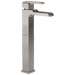 Delta Ara 768LF Single Handle Vessel Channel Bathroom Faucet, stainless