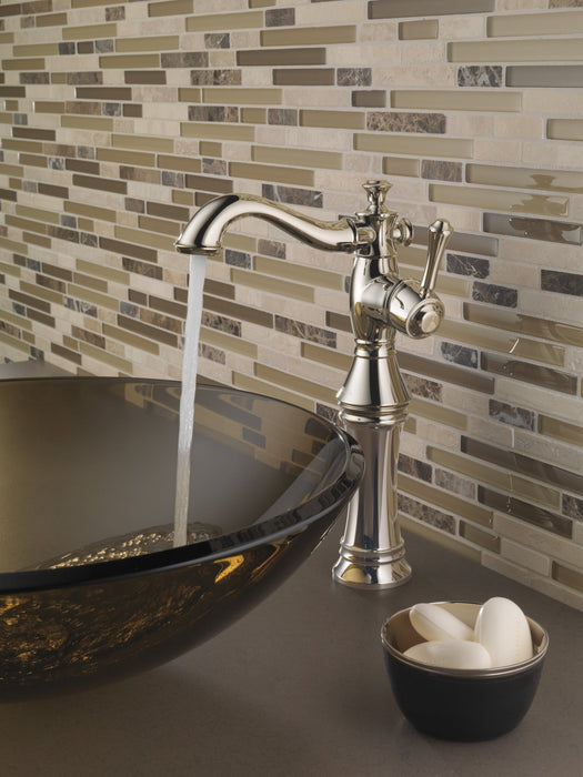 Delta Cassidy 797LF Single Handle Vessel Bathroom Faucet, polished nickel - view 2