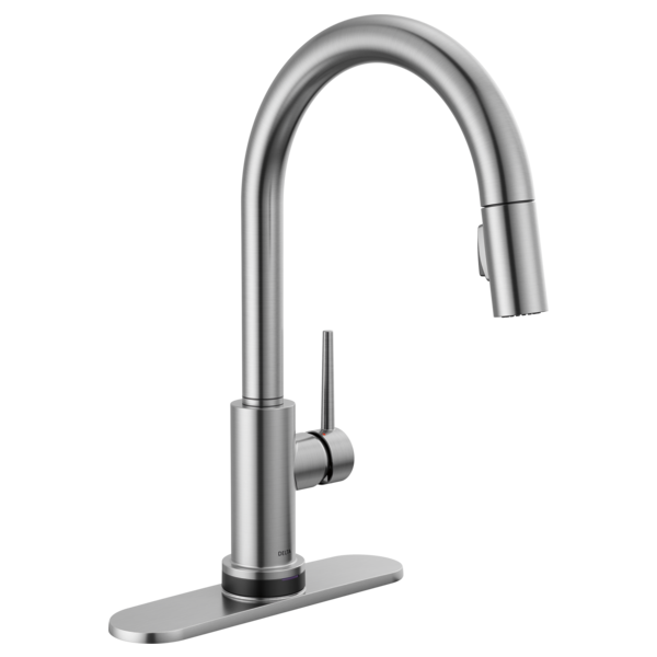 Delta Trinsic 9159T Single Handle Pull-Down Kitchen Faucet with TouchTouch 2O Technology