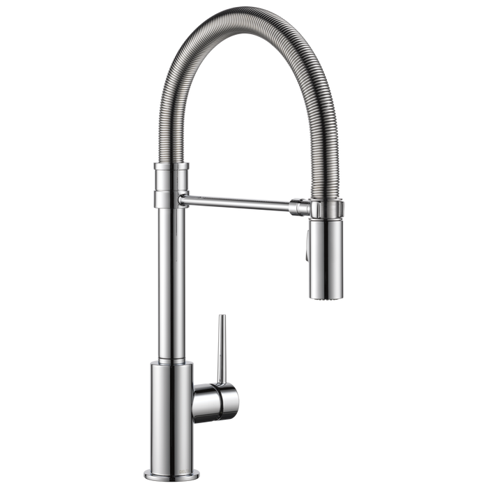 Delta Trinsic 9659 Single-Handle Pull-Down Spring Kitchen Faucet, chrome